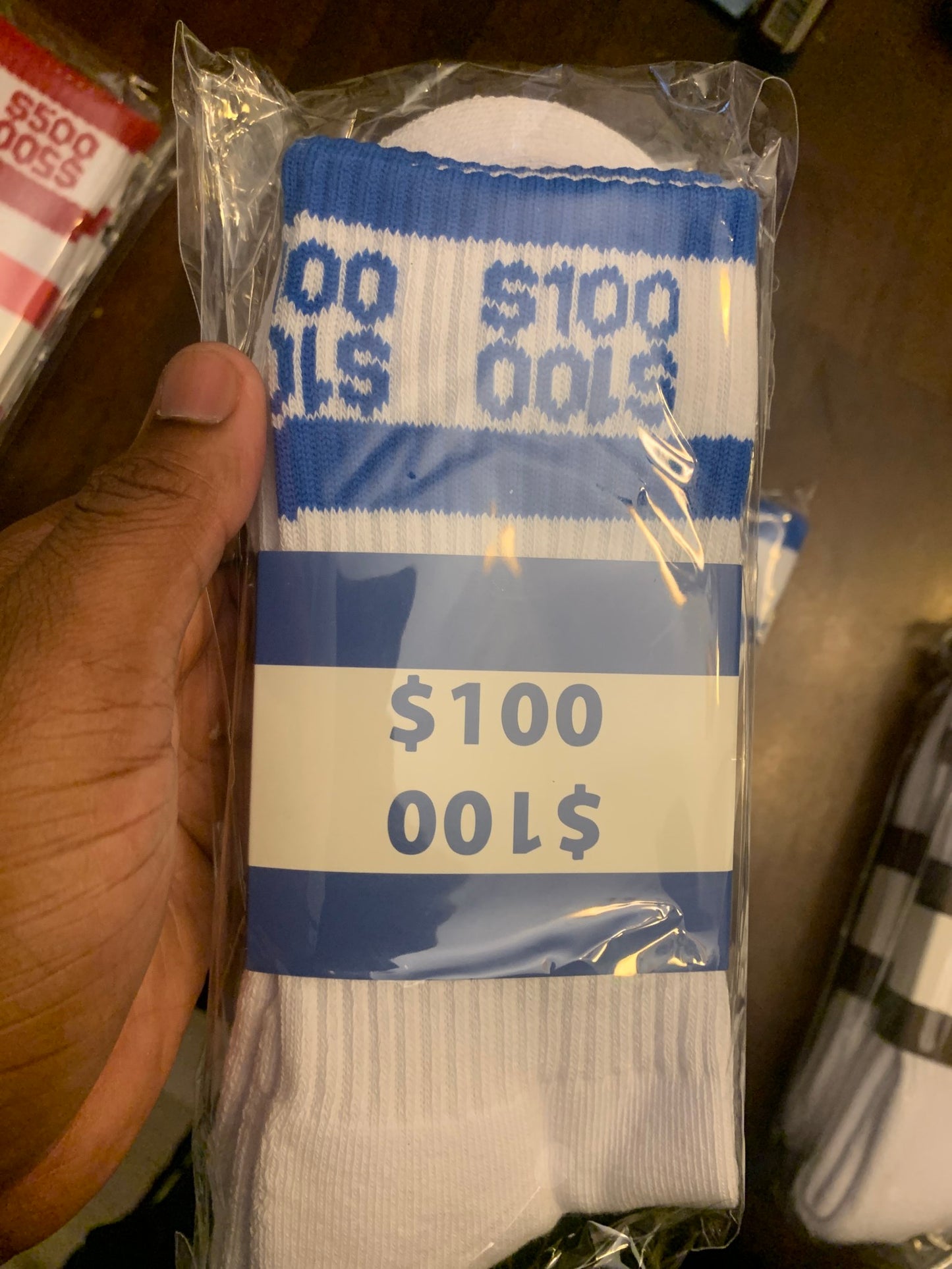 $100 sock