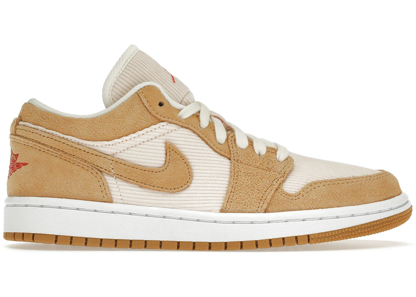 Jordan 1 Low SE Twine Orange Quartz Corduroy (Women's)