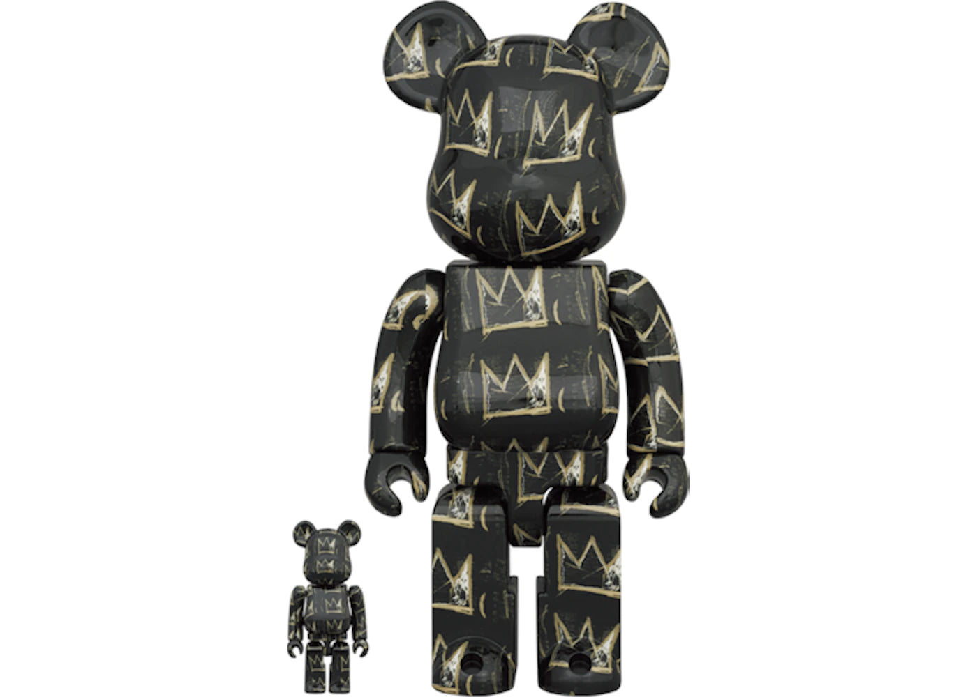 Bearbrick Jean-Michel Basquiat #8 100% & 400% Set