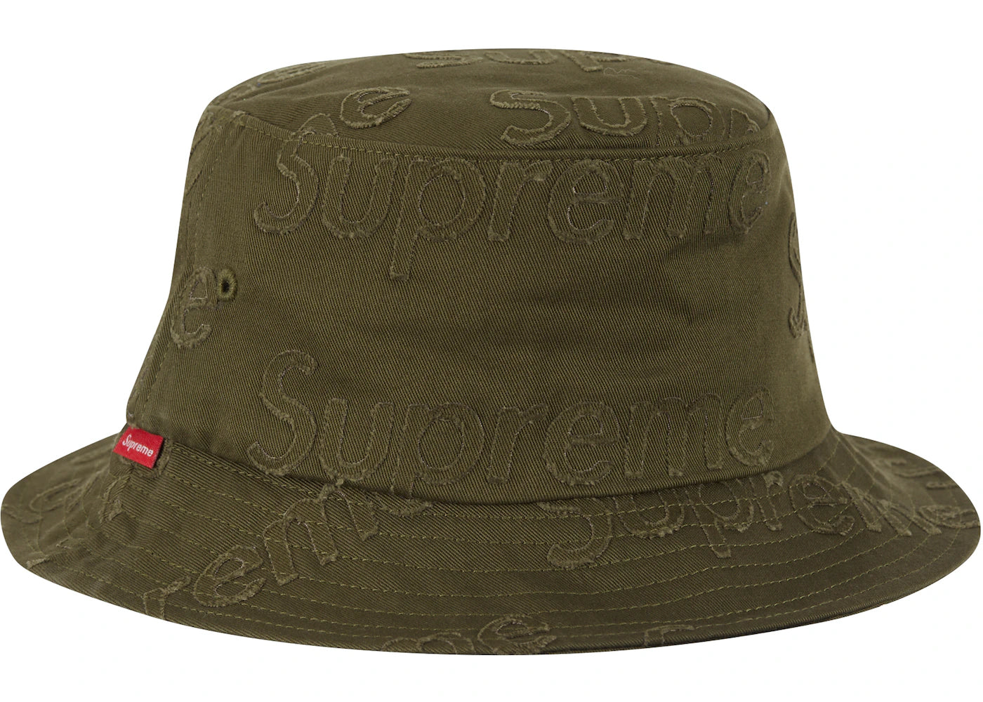 Supreme Lasered Twill Crusher Olive