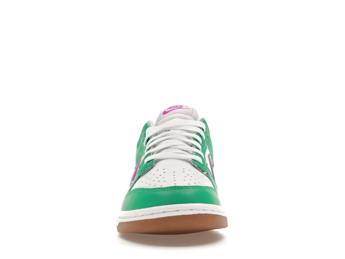 Nike Dunk Low White Stadium Green Fuchsia (Women's)