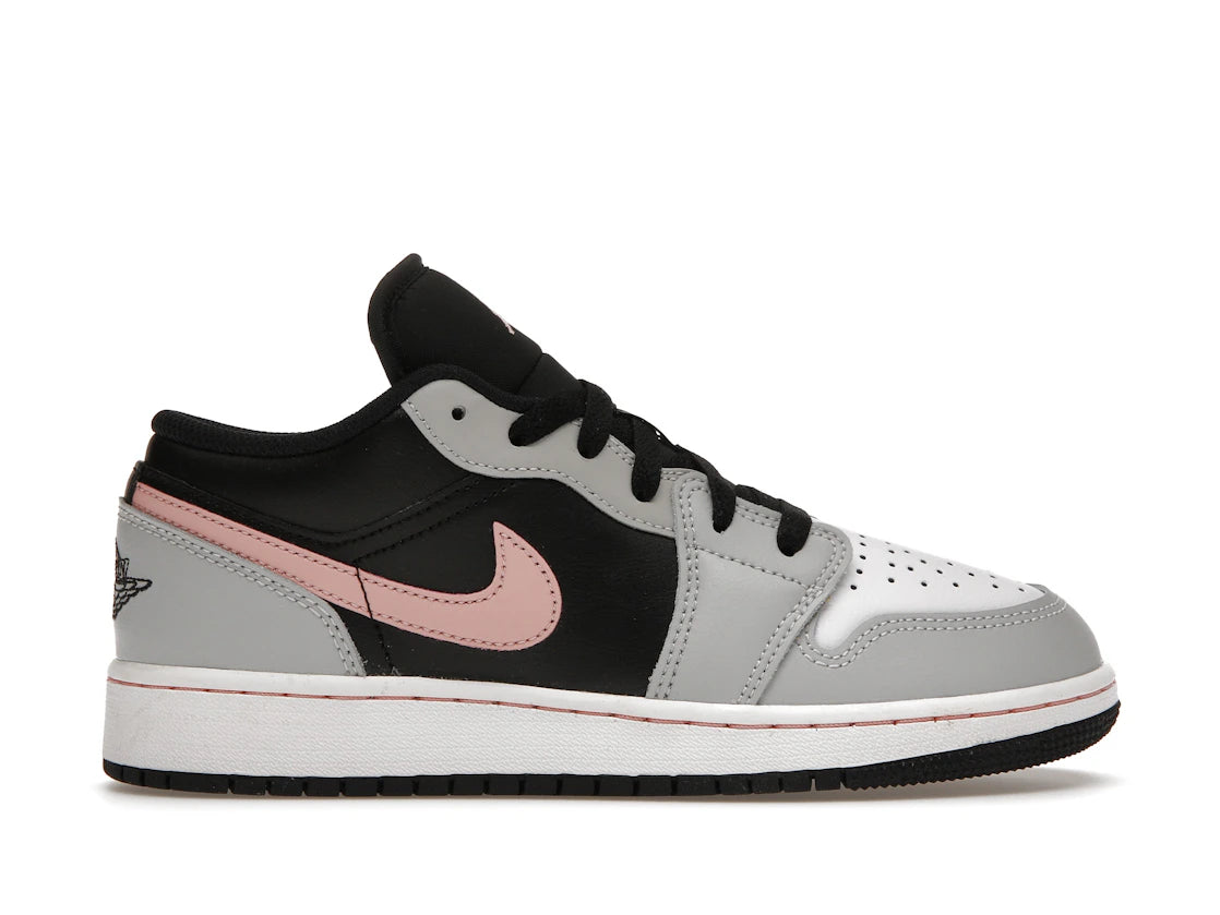Jordan 1 Low Black Grey Pink (GS)