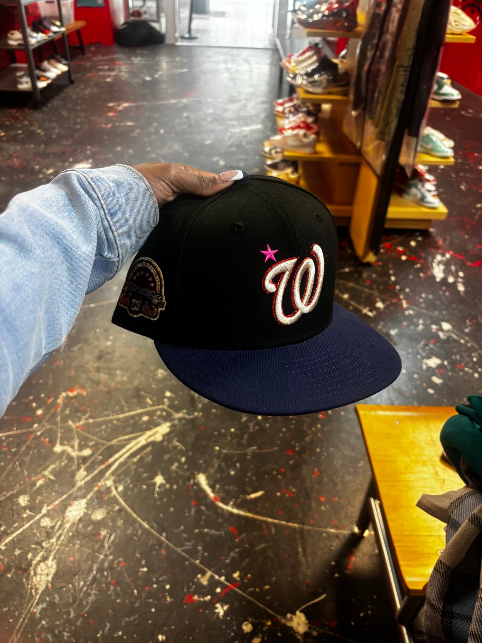 Washington nationals Hat black