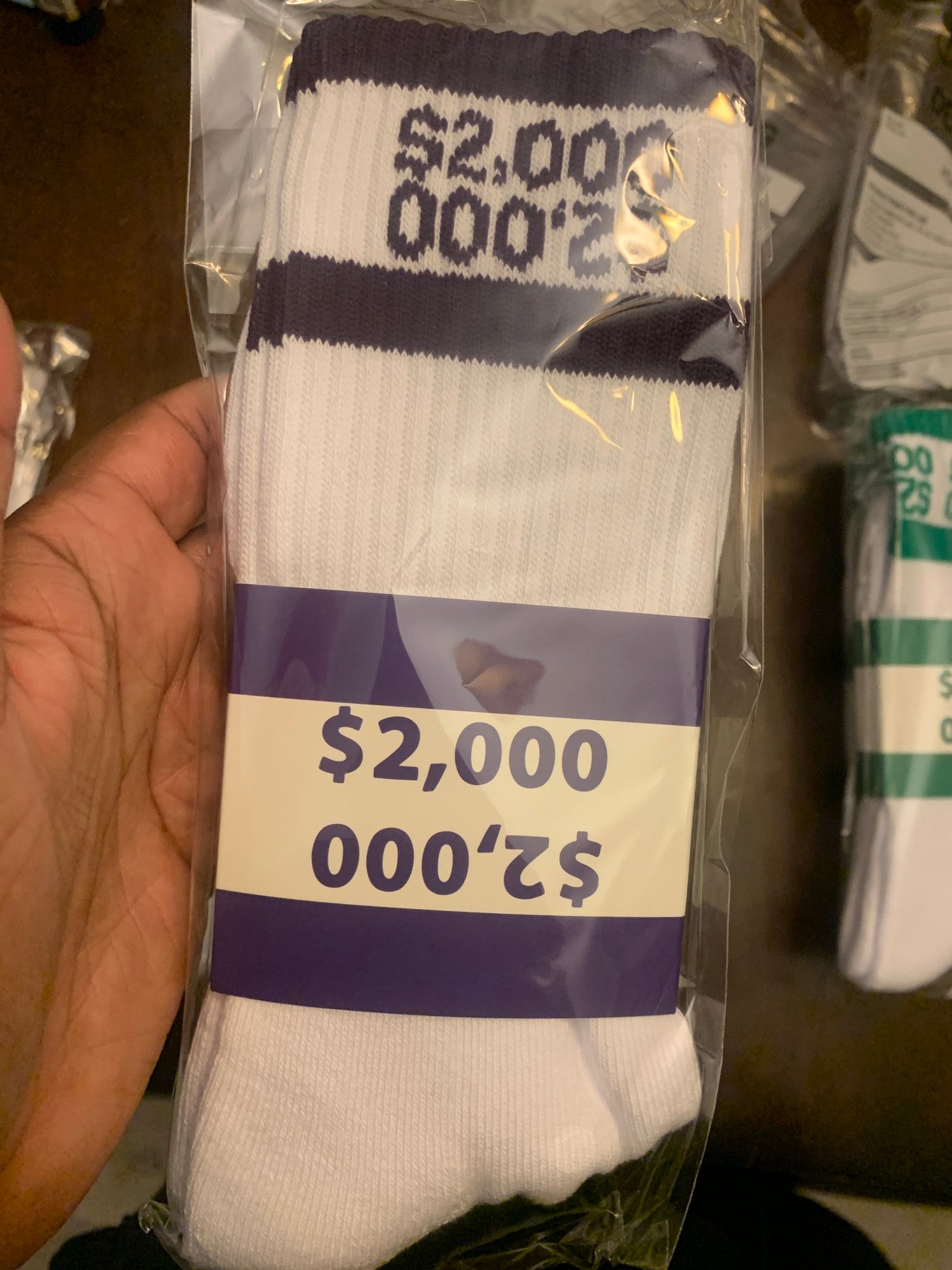 $2000 sock