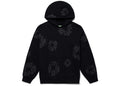 Denim Tears Cotton Wreath Hoodie Black Monochrome