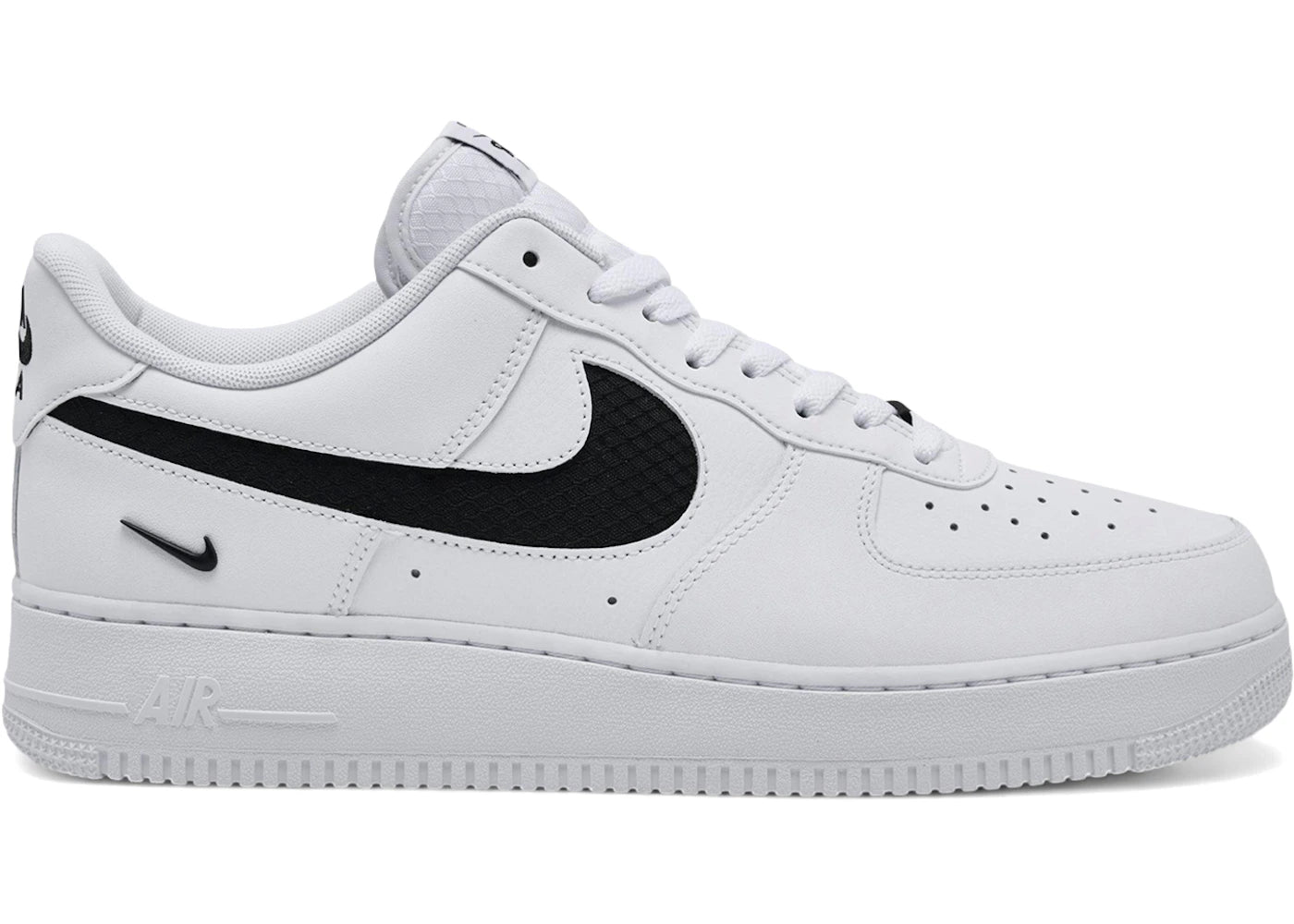Nike Air Force 1 Low SE Nylon Swoosh White Black