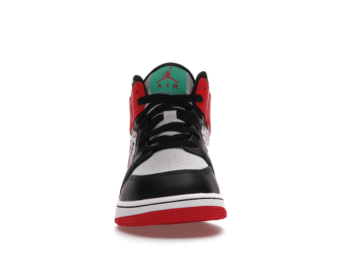 Jordan 1 Mid SE Ugly Christmas Sweater (GS)