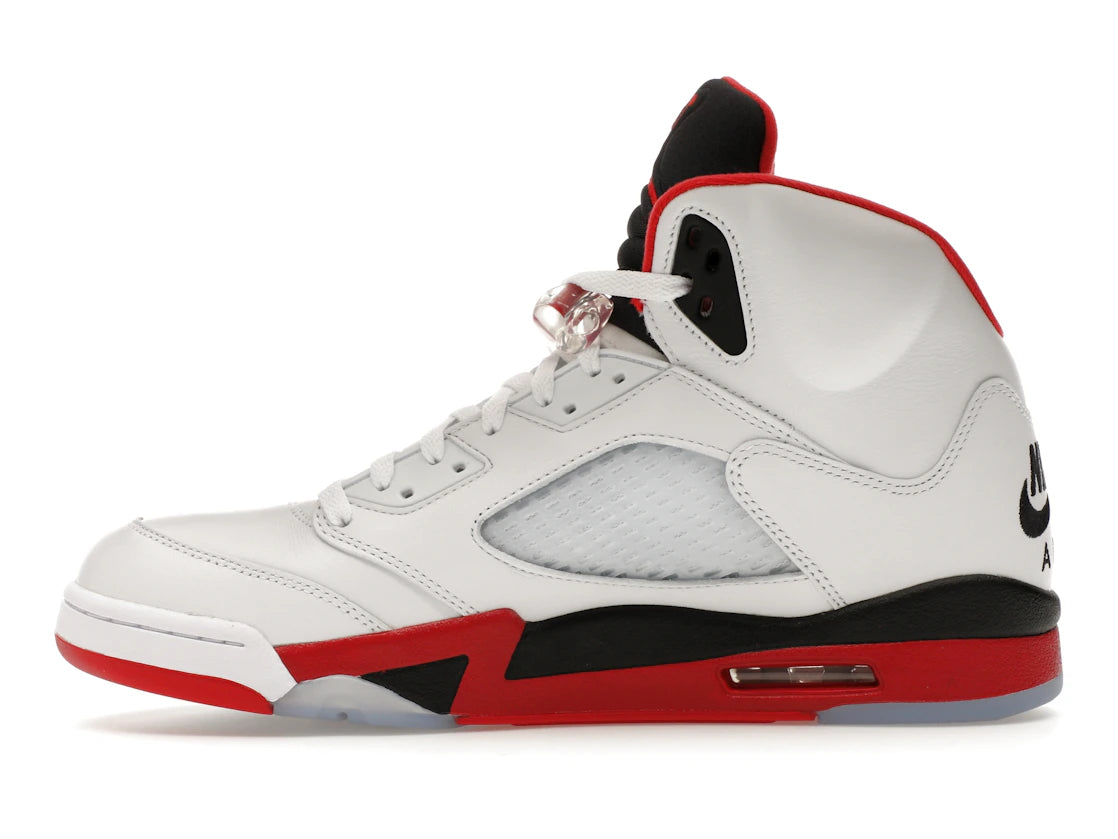 Jordan 5 Retro Fire Red Black Tongue (2025)