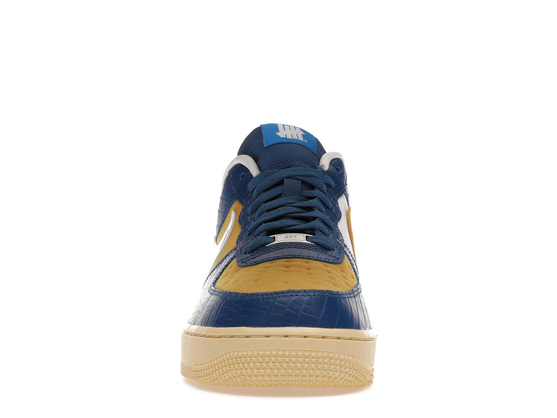 Nike Air Force 1 Low SP Undefeated 5 On It Blue Yellow Croc