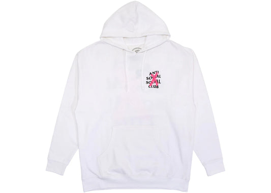 Anti Social Social Club Cancelled Hoodie White