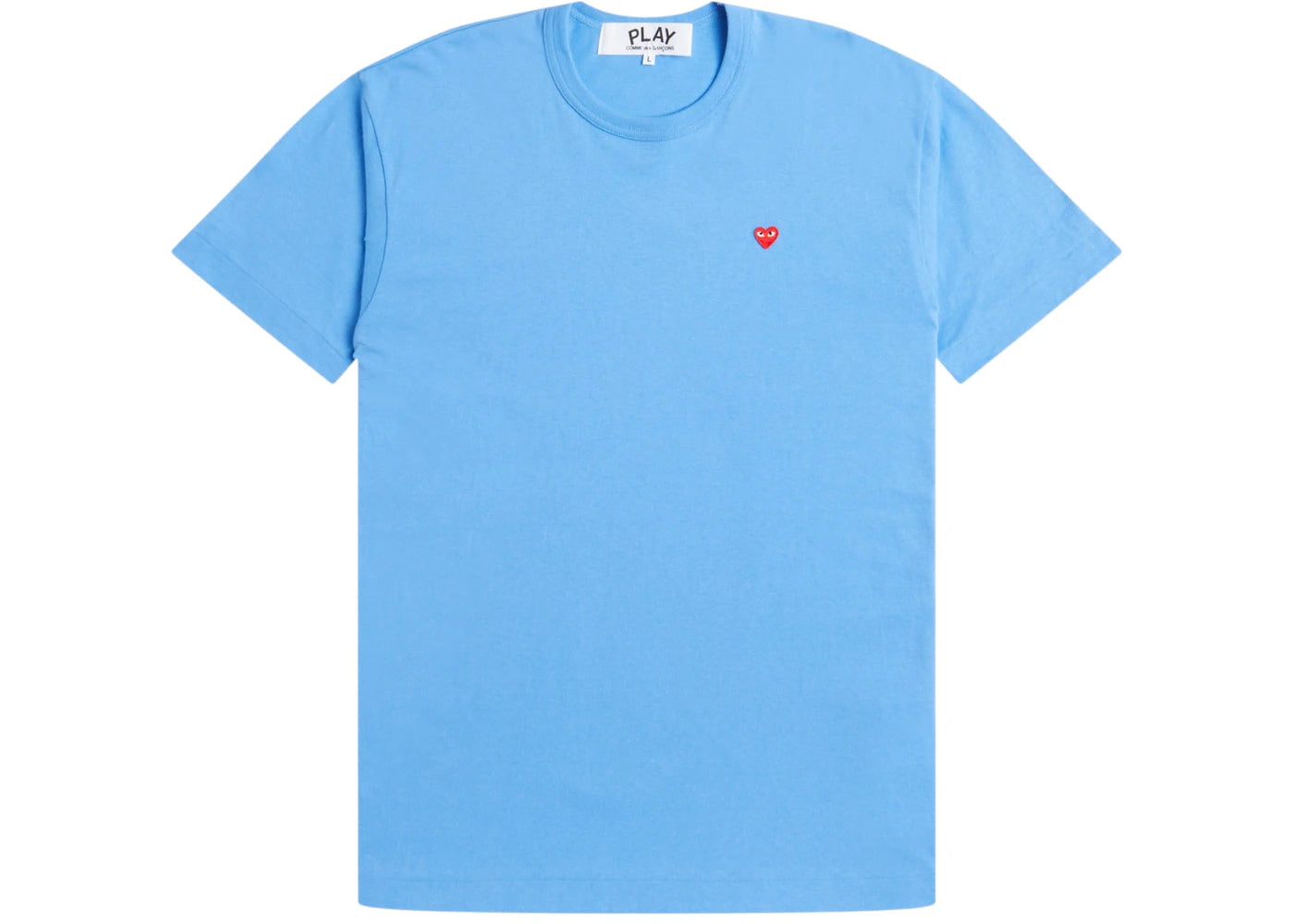 Comme des Garcons PLAY Heart Logo Tee Blue
