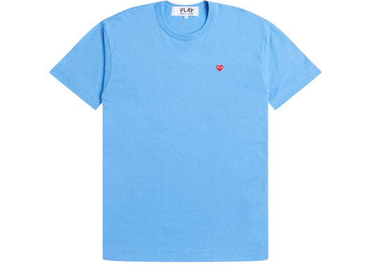 Comme des Garcons PLAY Heart Logo Tee Blue