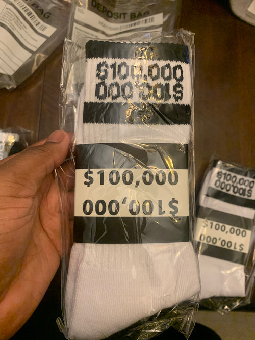 100000 sock white