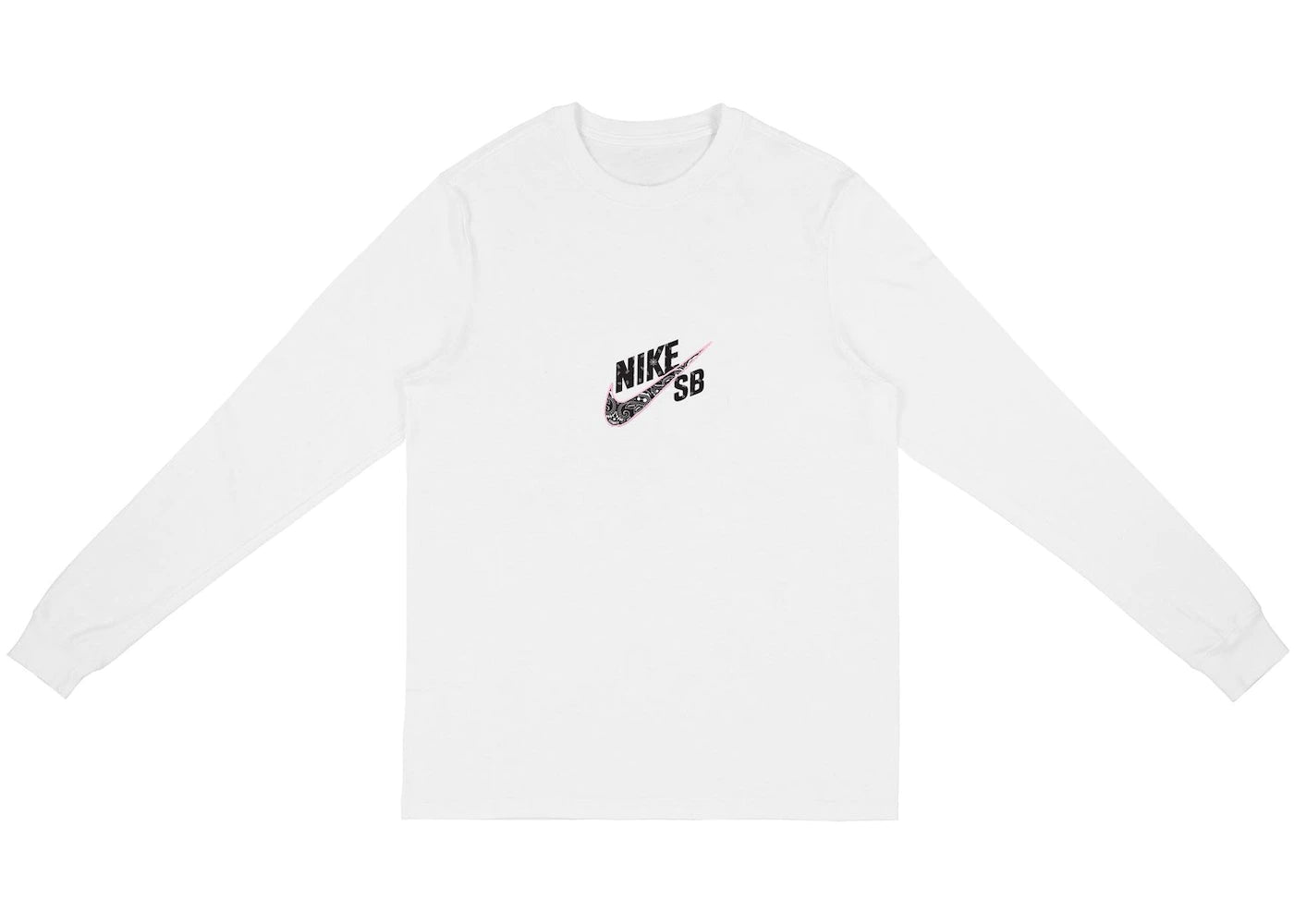 Travis Scott Cactus Jack For Nike SB Longsleeve T-Shirt White